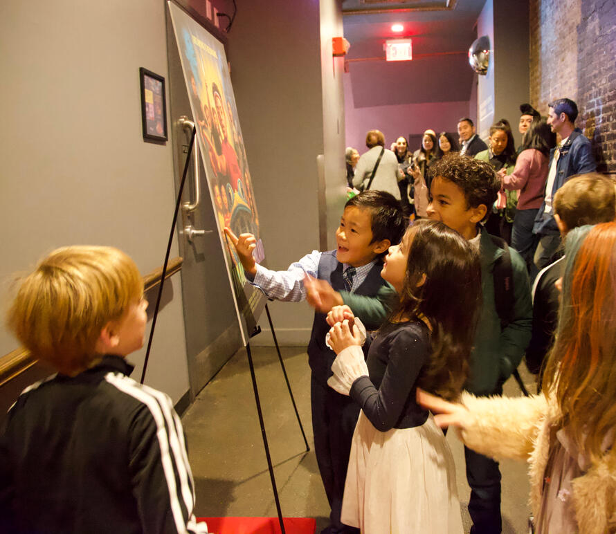 Cast at Poster